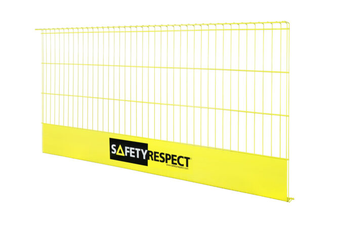 Steel barrier 90 deg 2600