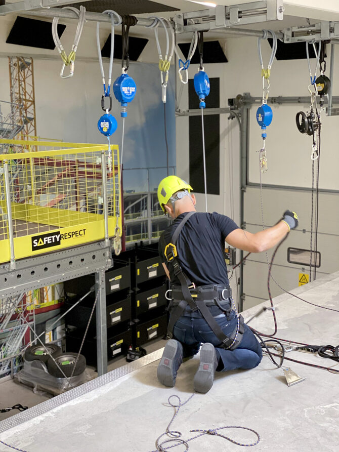 Personal fall protection training for our staff SAFETYRESPECT