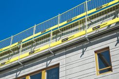 Fall protection on house facade