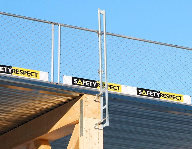hall system fall protection attachment