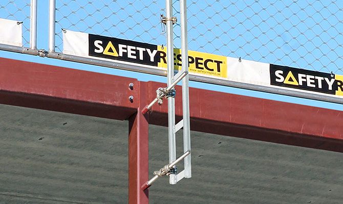Attachment fall protection steel