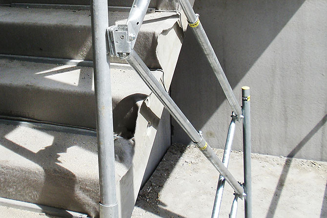 Edge protection stairs